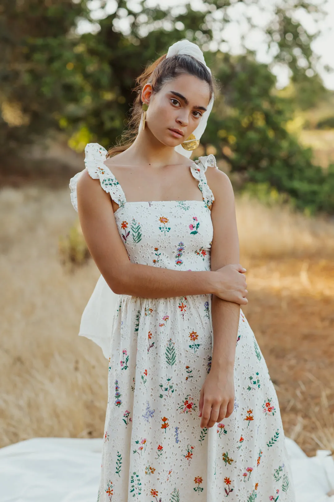 Summer Herbs Picnic dress