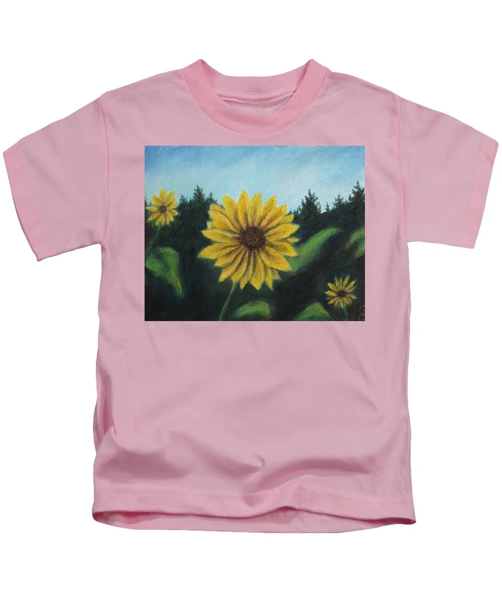 Sunny Sun Sun Flower - Kids T-Shirt