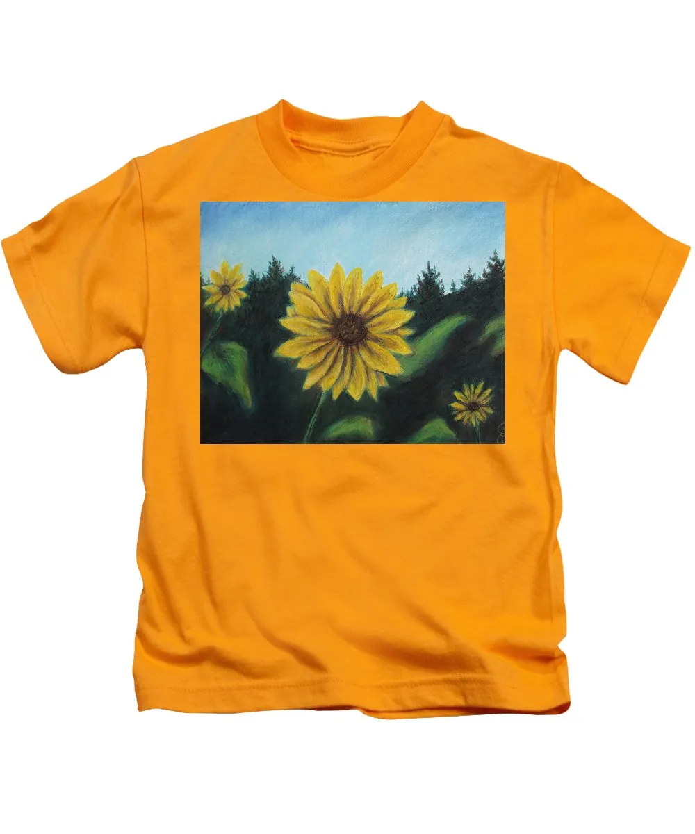 Sunny Sun Sun Flower - Kids T-Shirt