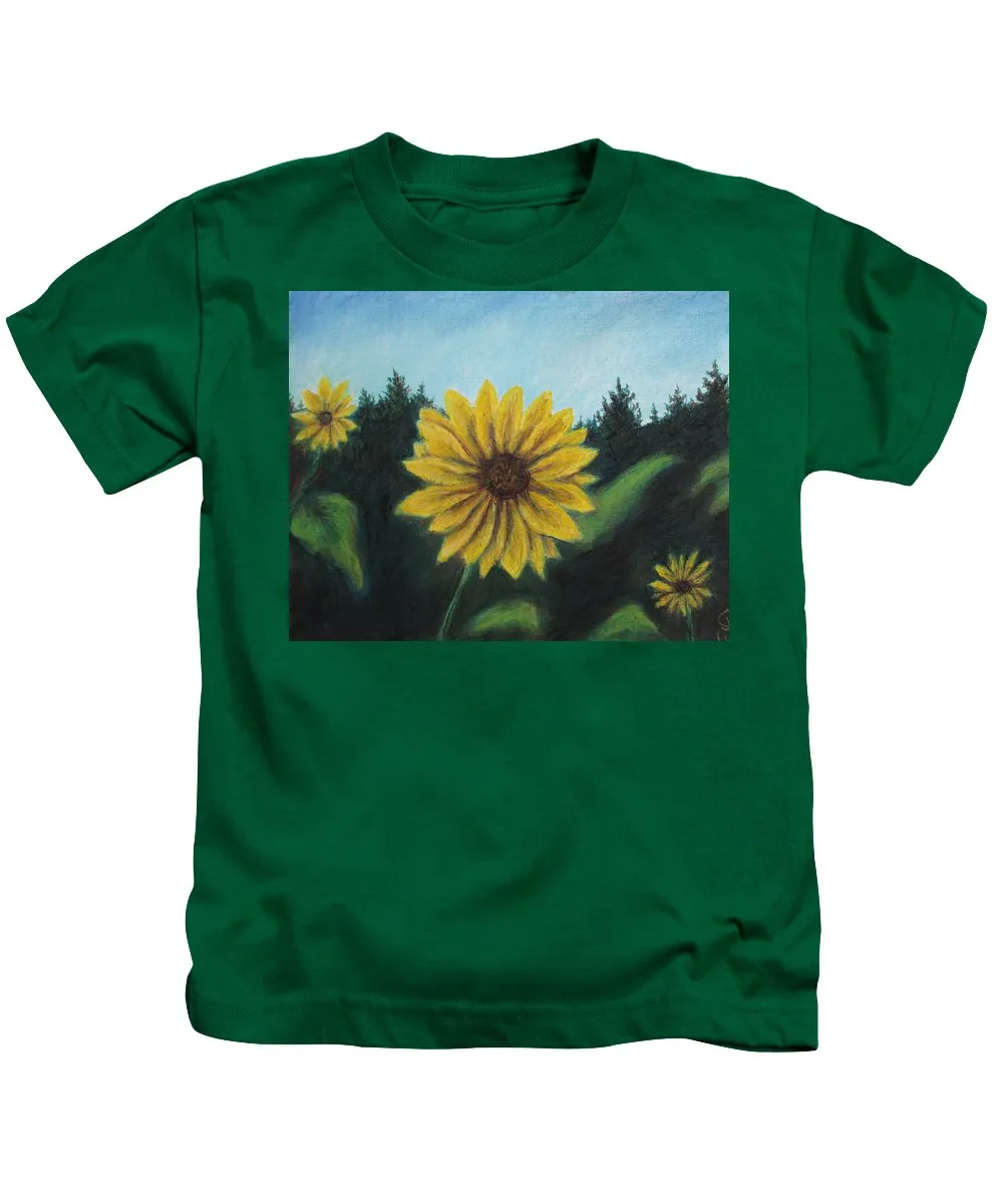 Sunny Sun Sun Flower - Kids T-Shirt