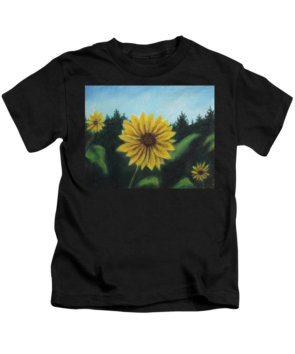 Sunny Sun Sun Flower - Kids T-Shirt