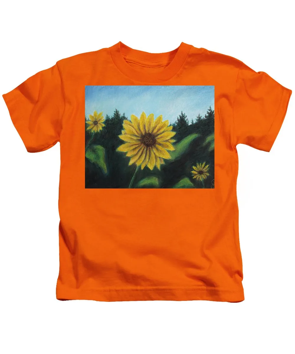 Sunny Sun Sun Flower - Kids T-Shirt