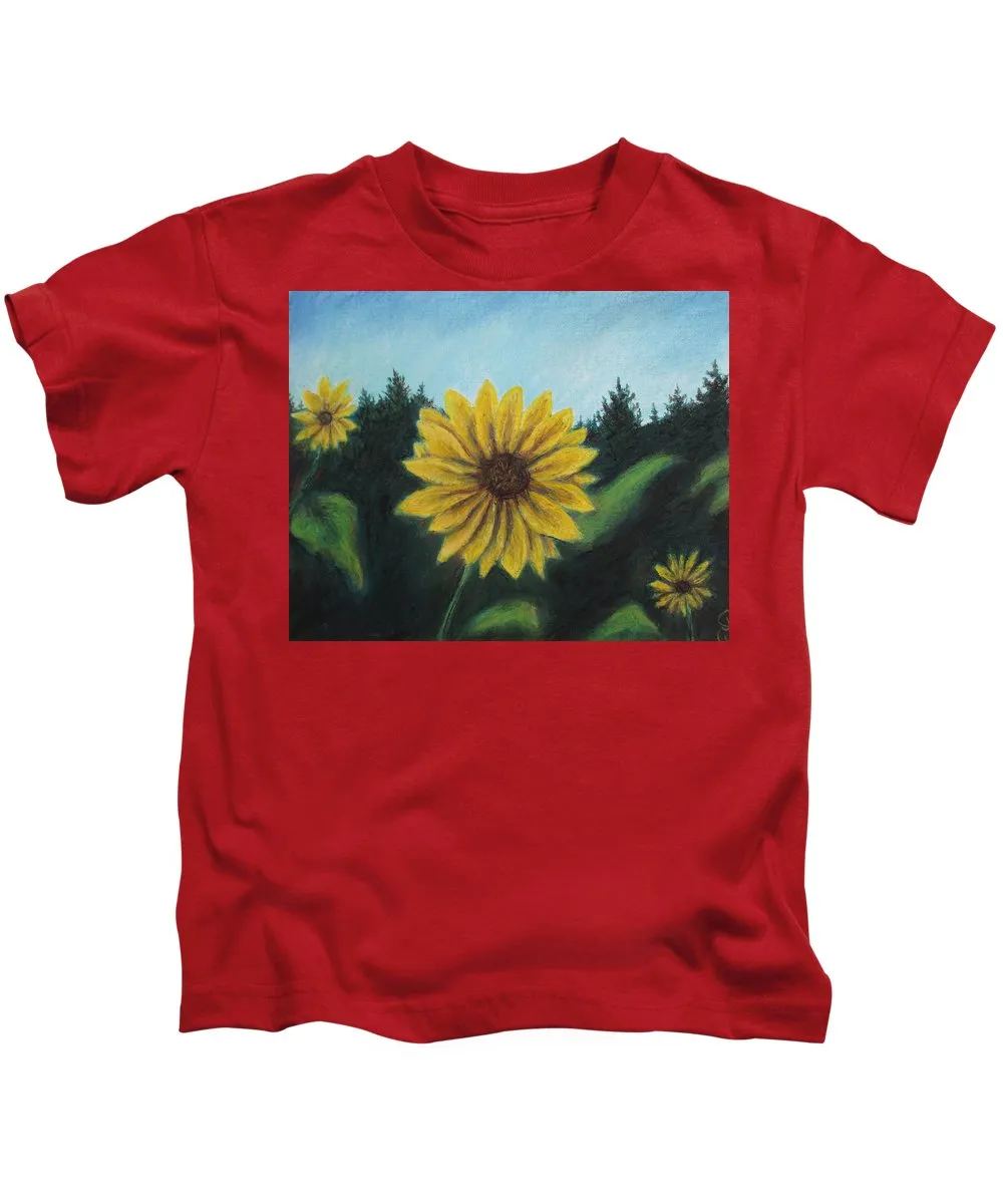 Sunny Sun Sun Flower - Kids T-Shirt