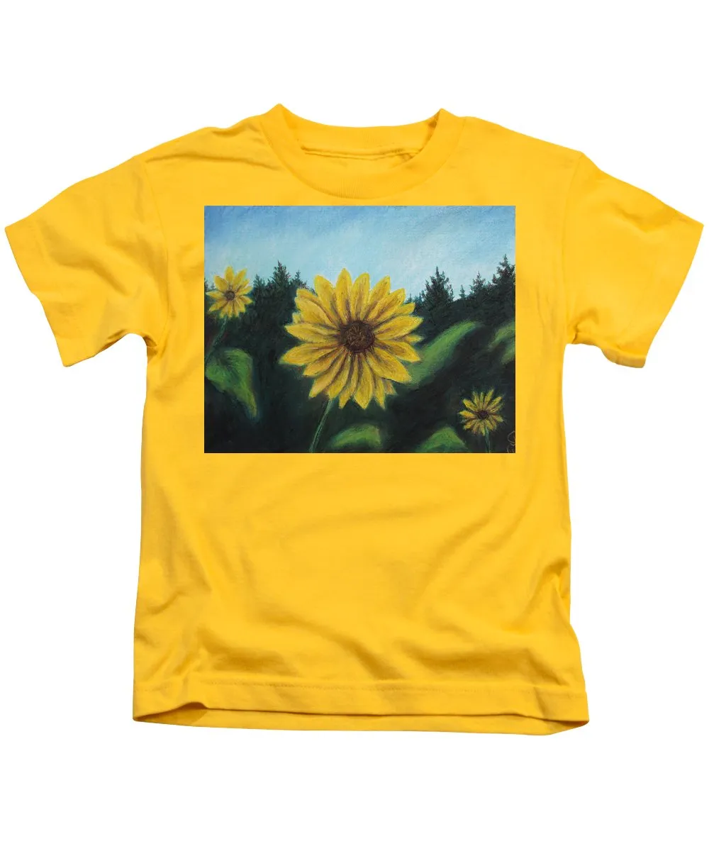 Sunny Sun Sun Flower - Kids T-Shirt