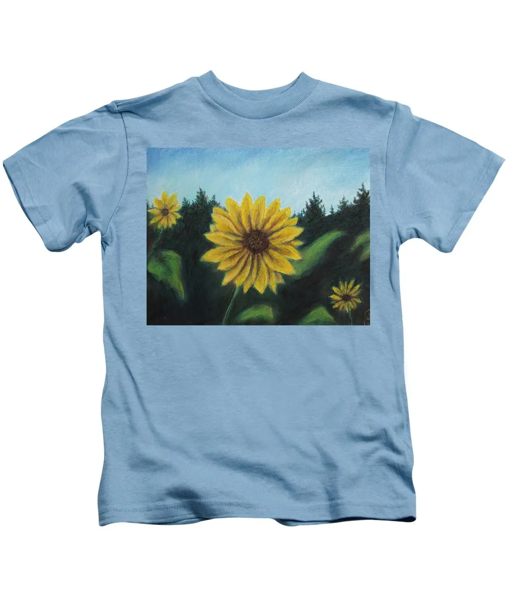 Sunny Sun Sun Flower - Kids T-Shirt