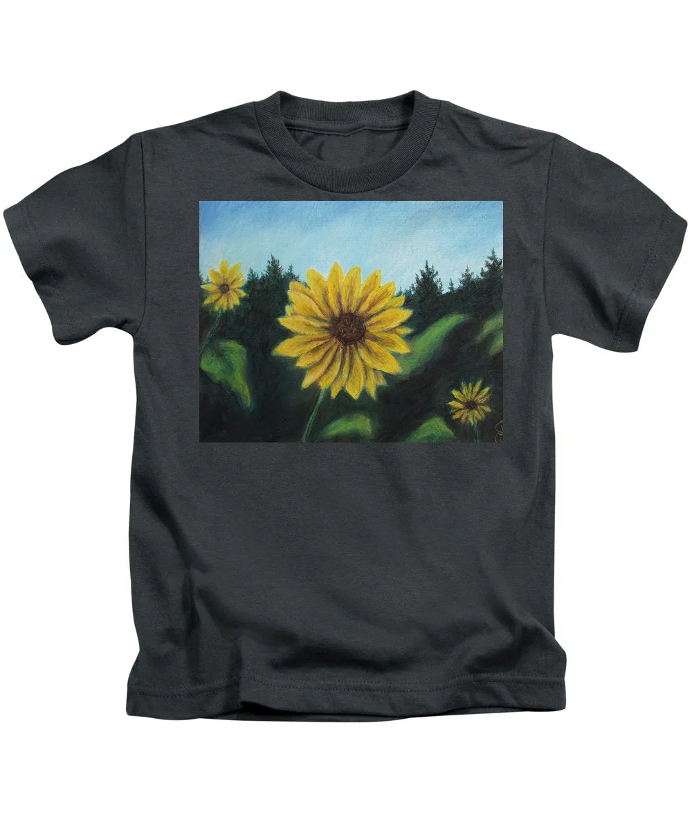 Sunny Sun Sun Flower - Kids T-Shirt