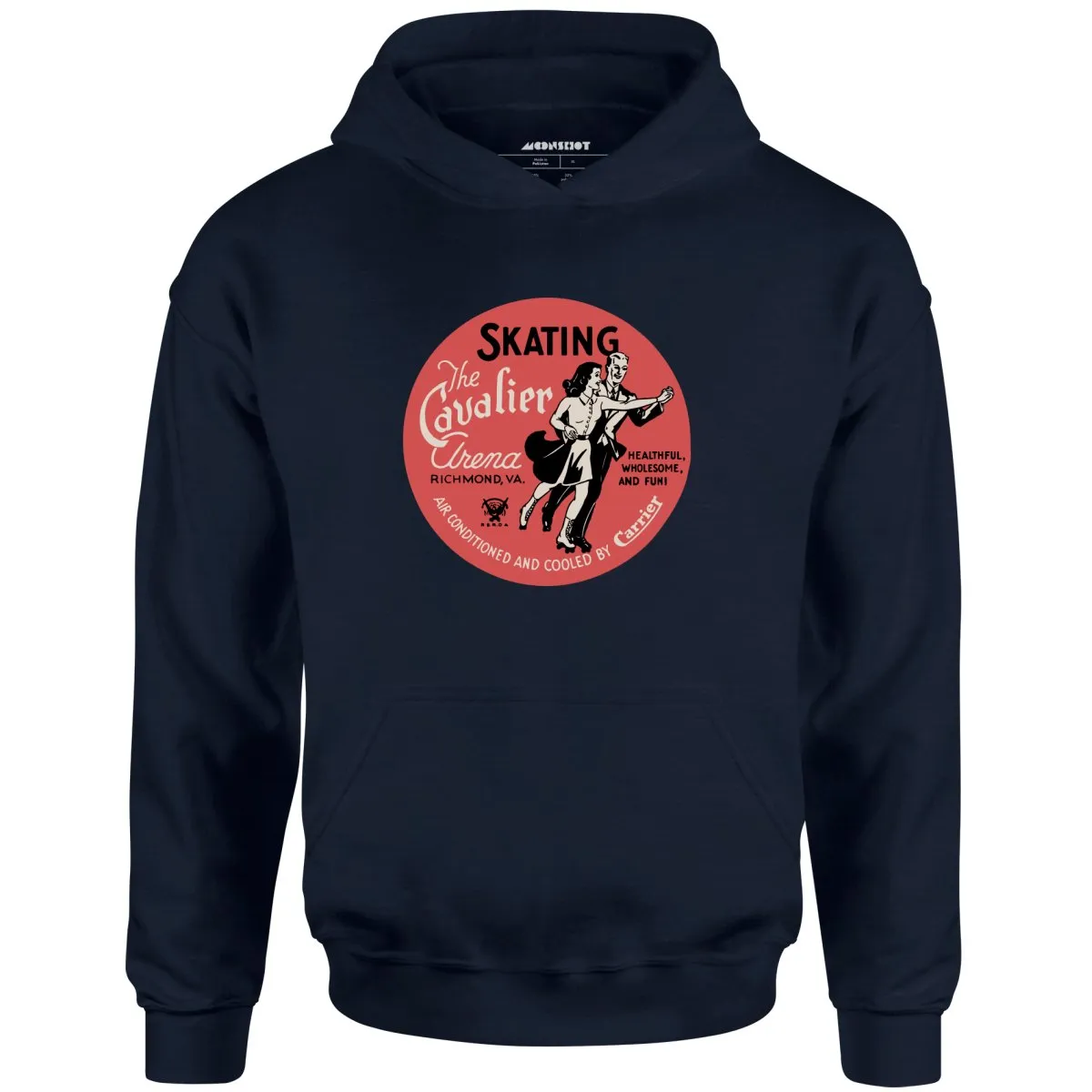 The Cavalier Arena - Richmond, VA - Vintage Roller Rink - Unisex Hoodie