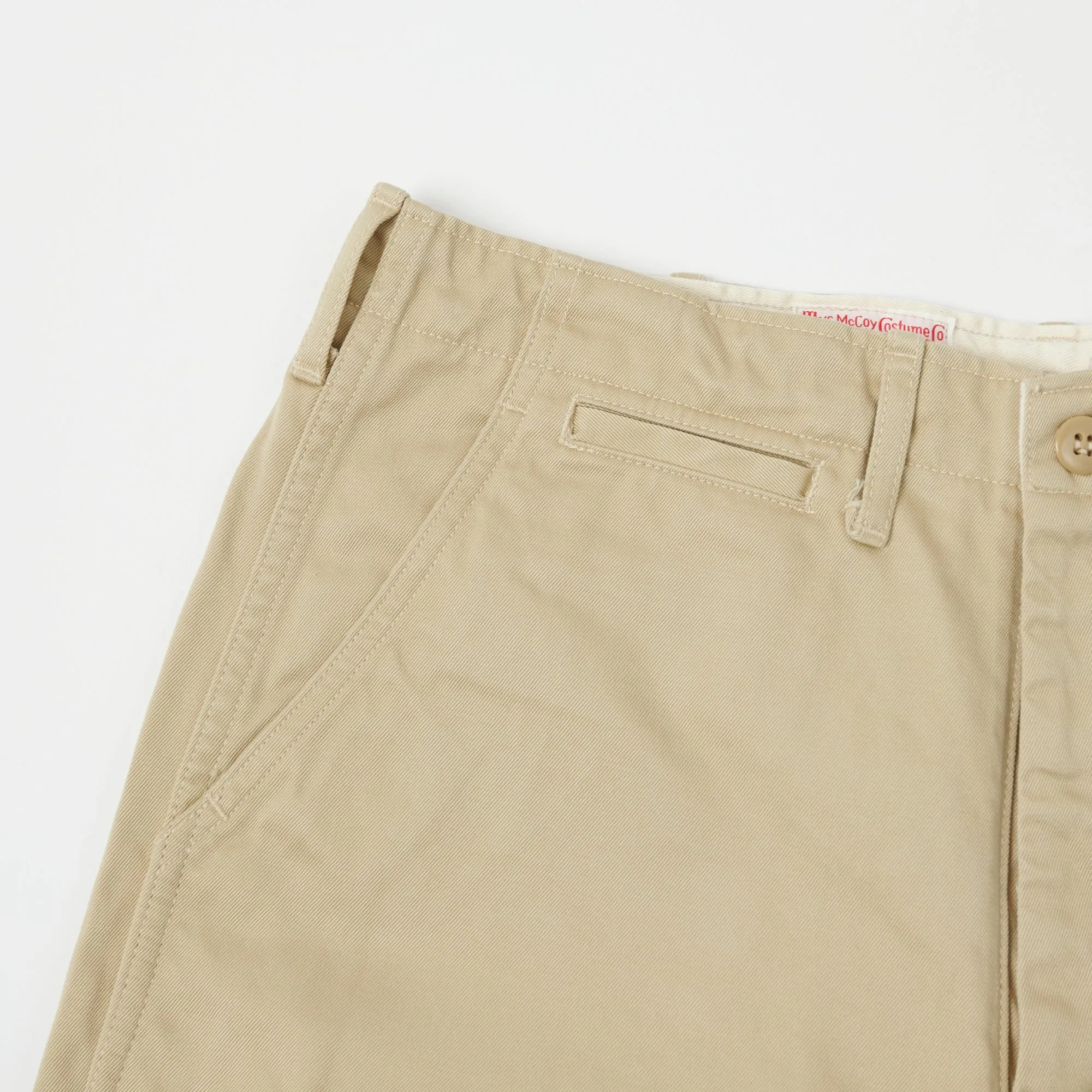 TOYS McCOY V. Hilts 'Steve McQueen' Trouser - Khaki