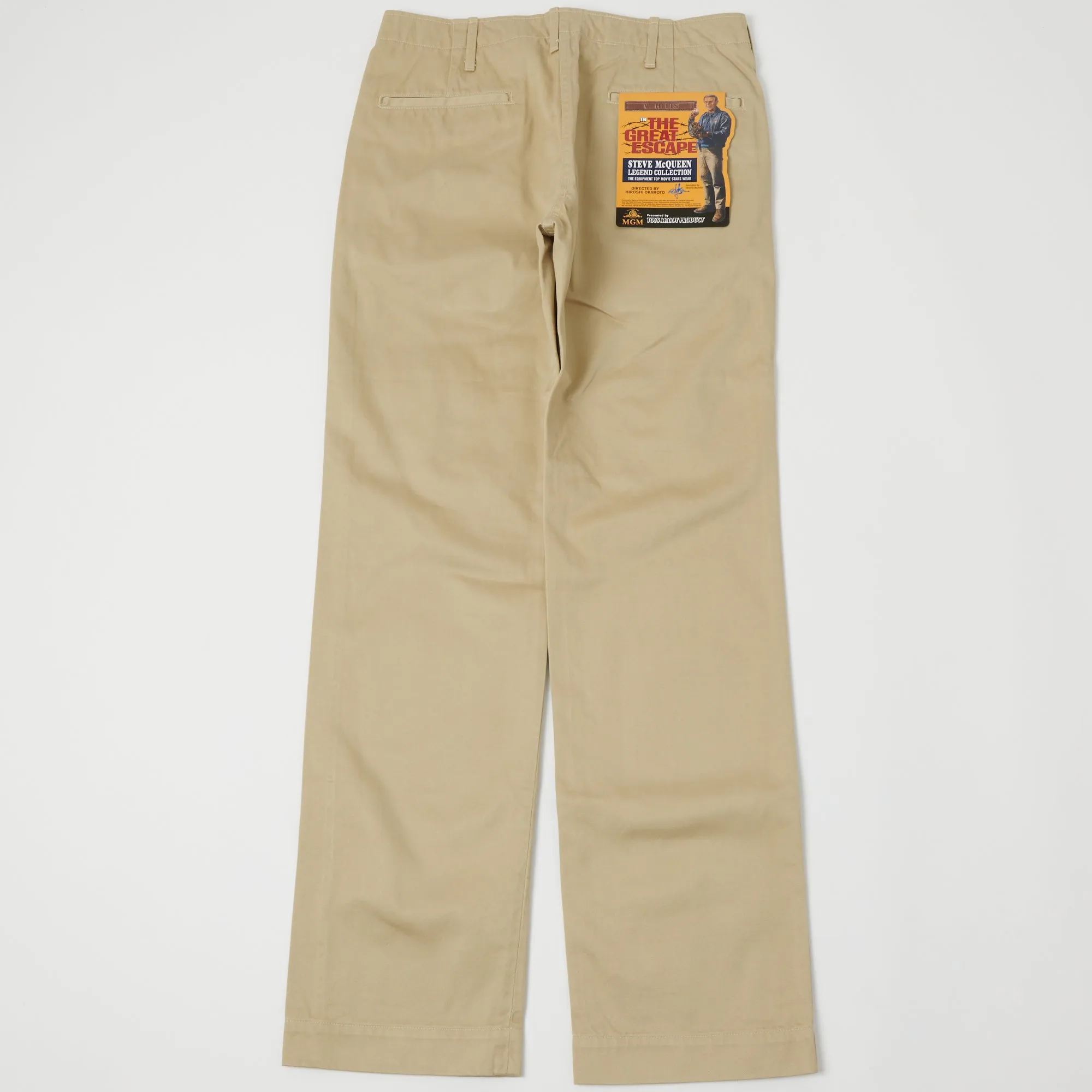 TOYS McCOY V. Hilts 'Steve McQueen' Trouser - Khaki