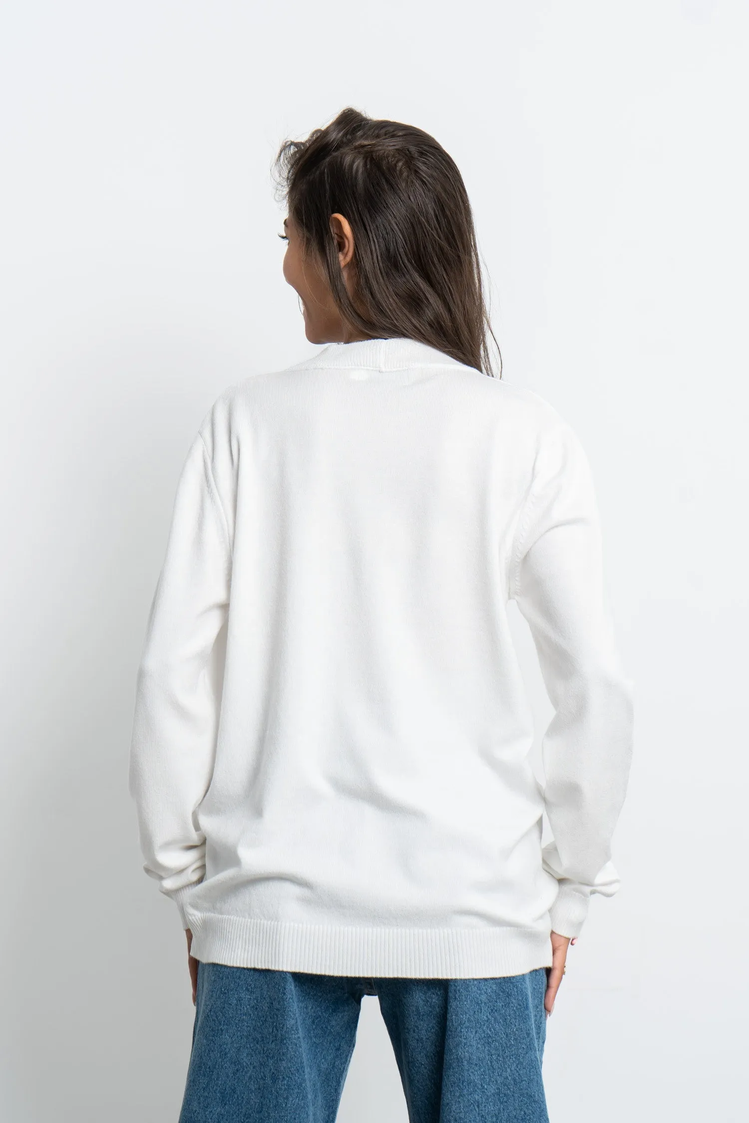 V Neck Knitted Pullover - Mitcha Label