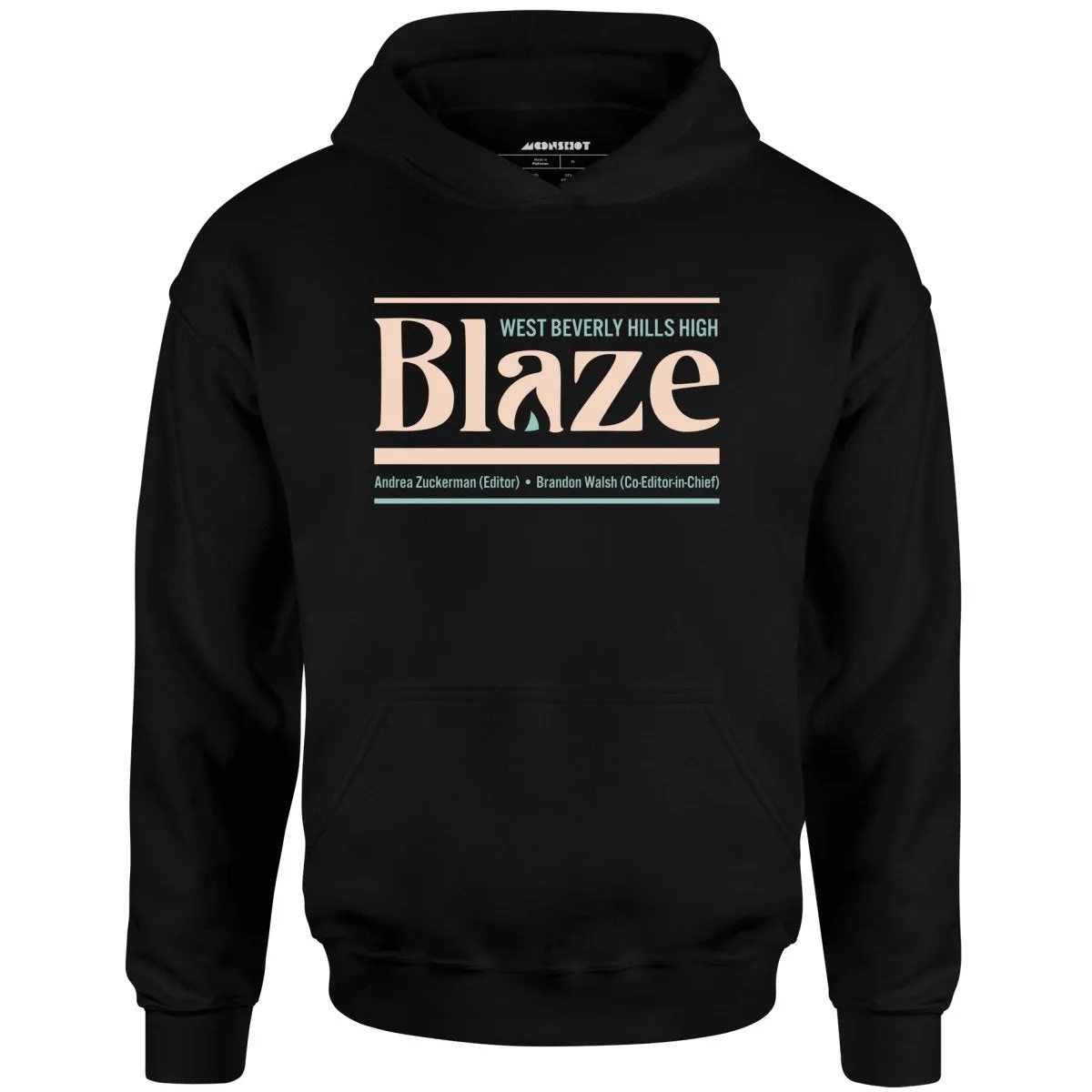 West Beverly Hills High Blaze Newspaper 90210 - Unisex Hoodie