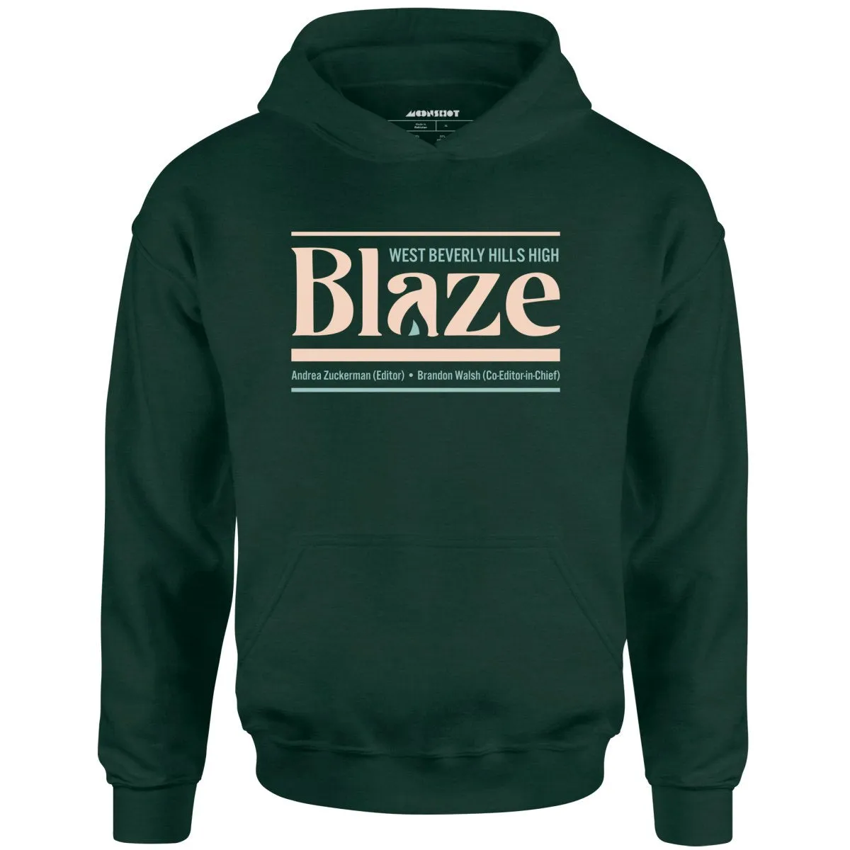 West Beverly Hills High Blaze Newspaper 90210 - Unisex Hoodie