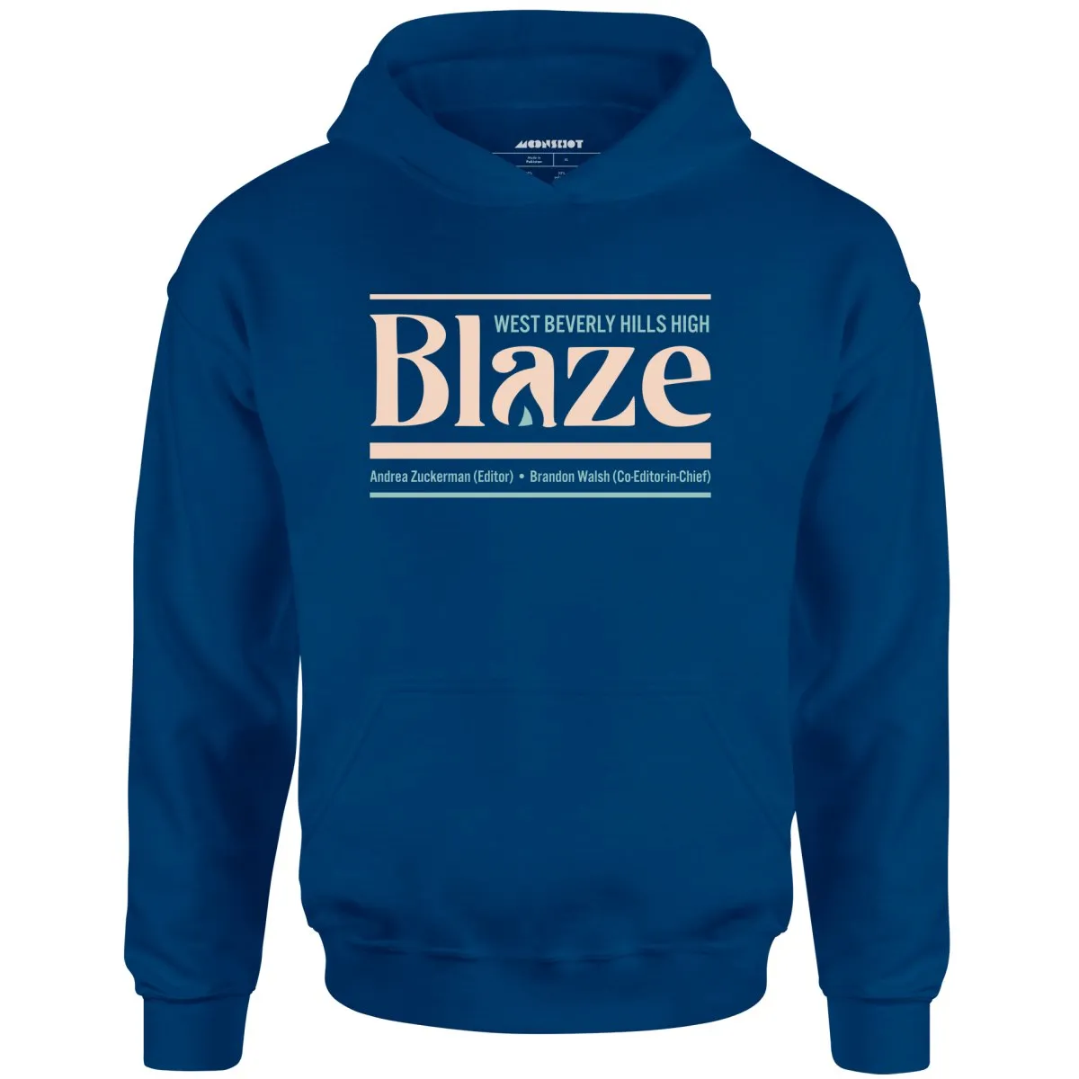 West Beverly Hills High Blaze Newspaper 90210 - Unisex Hoodie