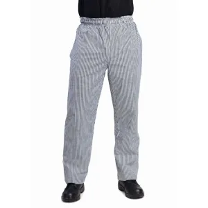 Whites Unisex Vegas Chefs Trousers Black and White Check XL - DL712-XL