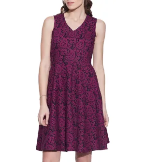 Women Apparels Cotton Printed Dress,Machine Washable,W-CPD46-1612, Size-46 Inch